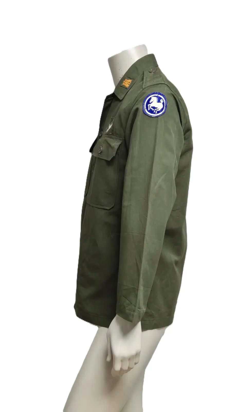 ミリタリー 旧モデル ベトナム戦争 9師団 工兵 少佐 無地 ジャングル 軍服 トップス M