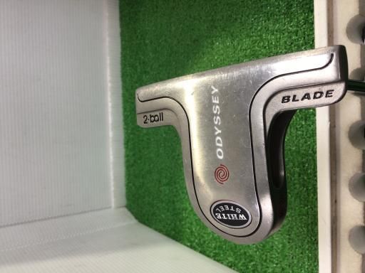 【】 オデッセイ WHITE STEEL 2・ball BLADE 33インチ パター PT スチール (フレックスその他) メンズ 男性用 右利き 右用 Cランク ゴルフクラブ