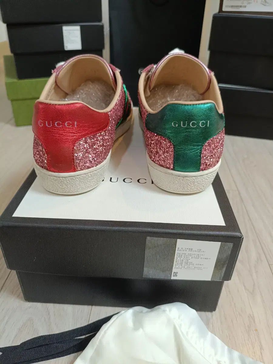 グッチ グリッター エース スニーカー フルセット 正規品 36 (230 240