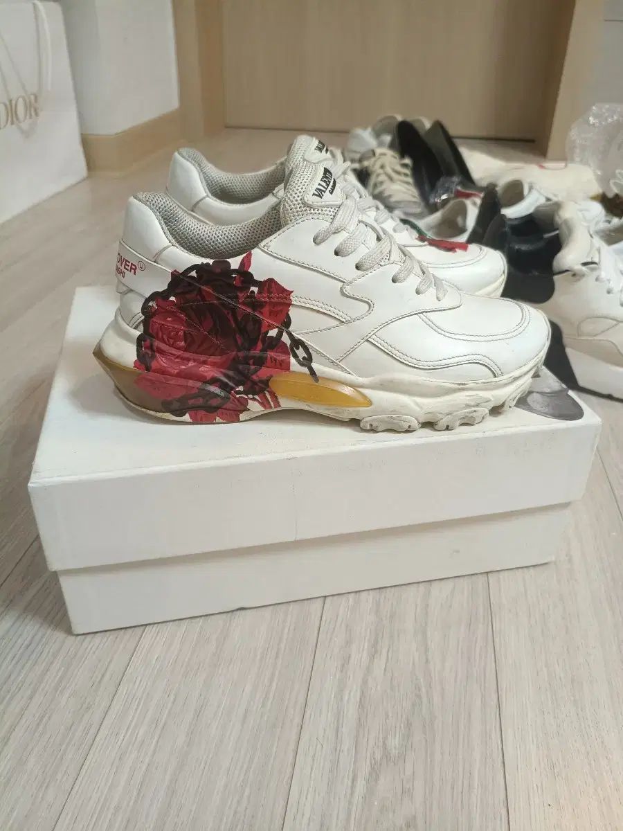 (正規品36) Valentino x UNDERCOVER アンダーカバー バウンススニーカー 白 フルセット 230 240