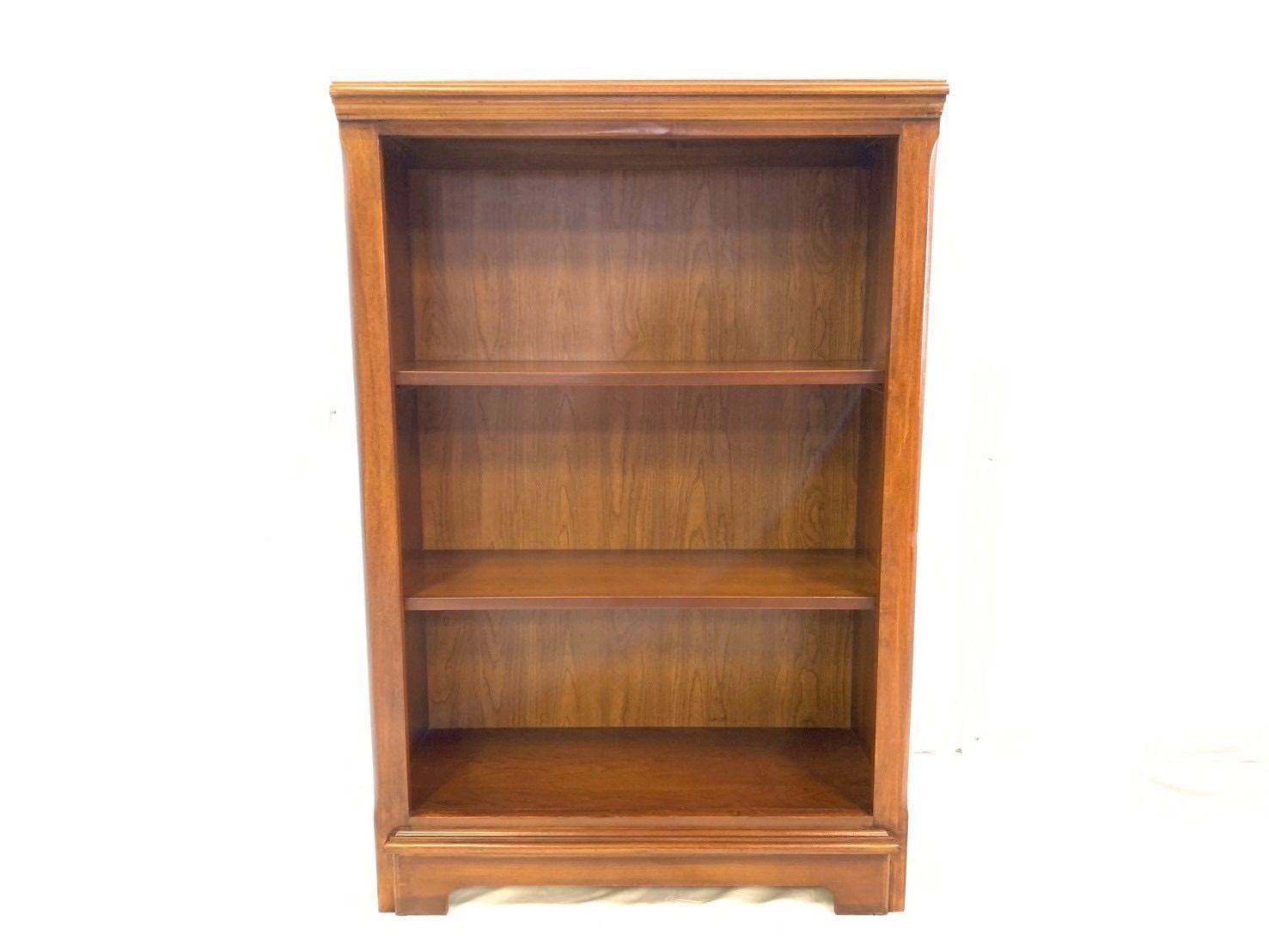 本棚 ブックシェルフ 3段 ブックケース レコード収納 オープンラック ビンテージ アンティーク アメリカ家具 240 HK 20 NK