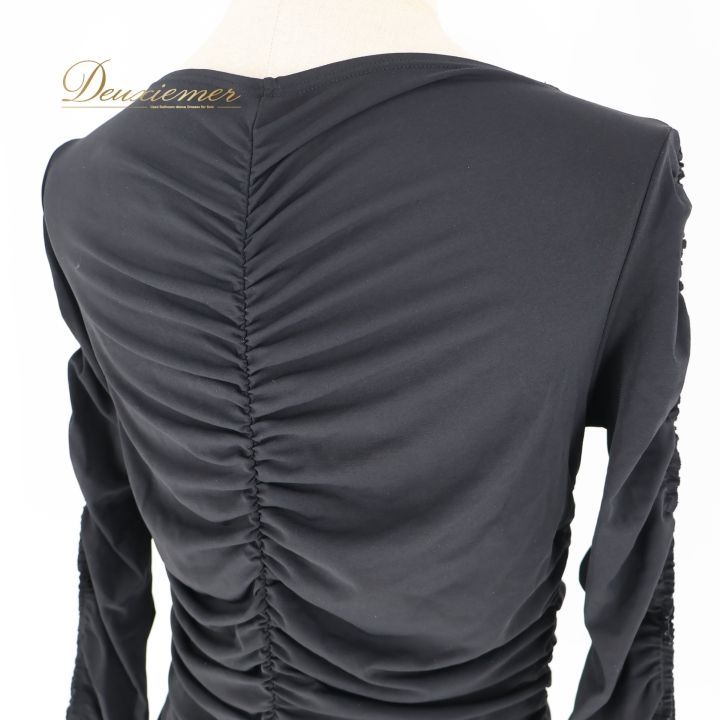 社交ダンス 衣装 トップス ブラック系 チャコット Chacott 黒 無地