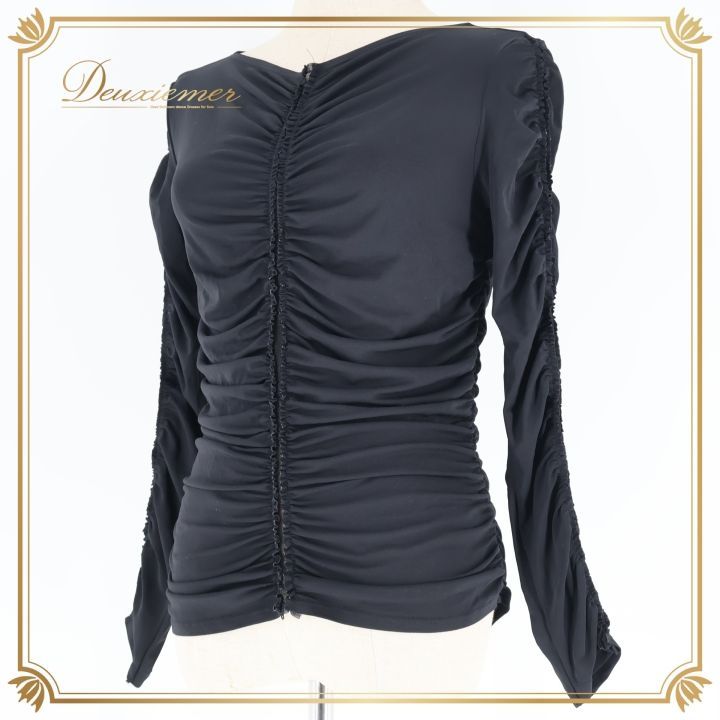 社交ダンス 衣装 トップス ブラック系 チャコット Chacott 黒 無地