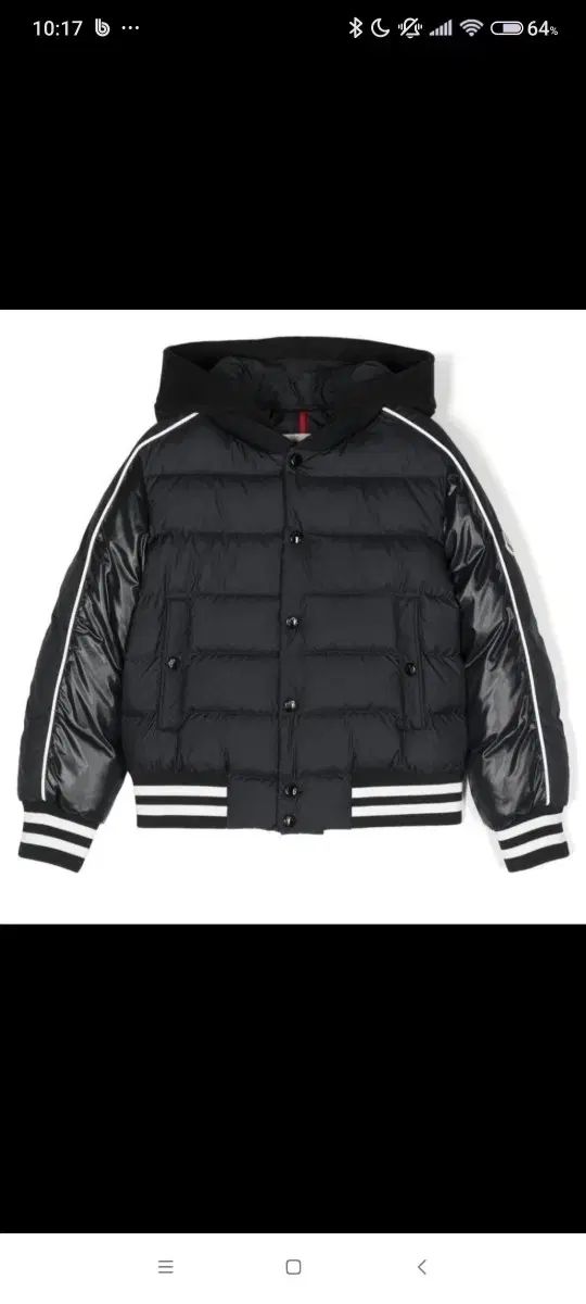 モンクレール キッズ ブラック ダウン