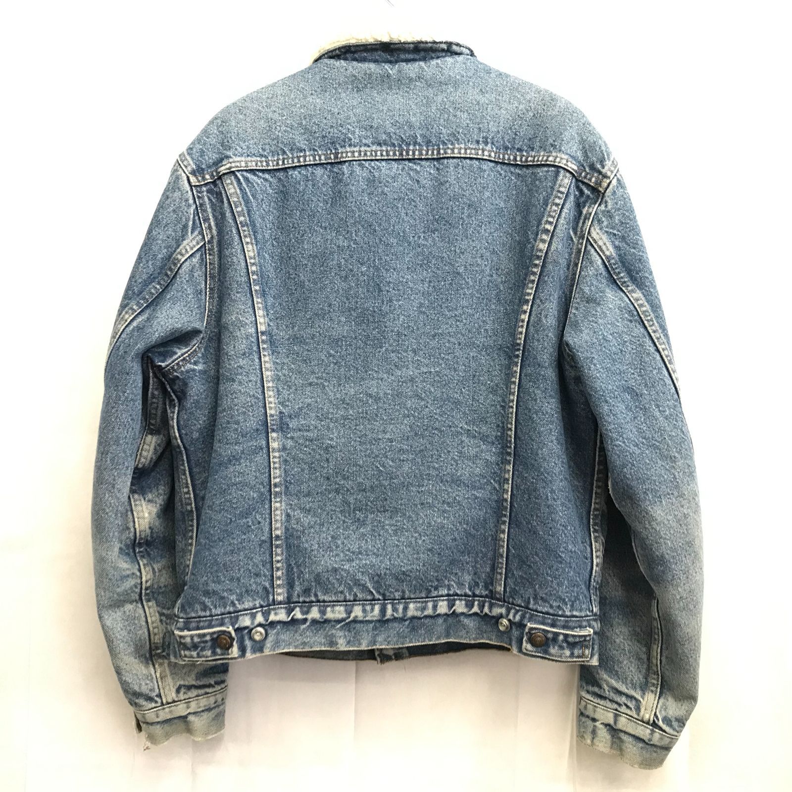 80s Levi's 裏ボア デニムジャケット Gジャン 70608 0216 40R ブルー