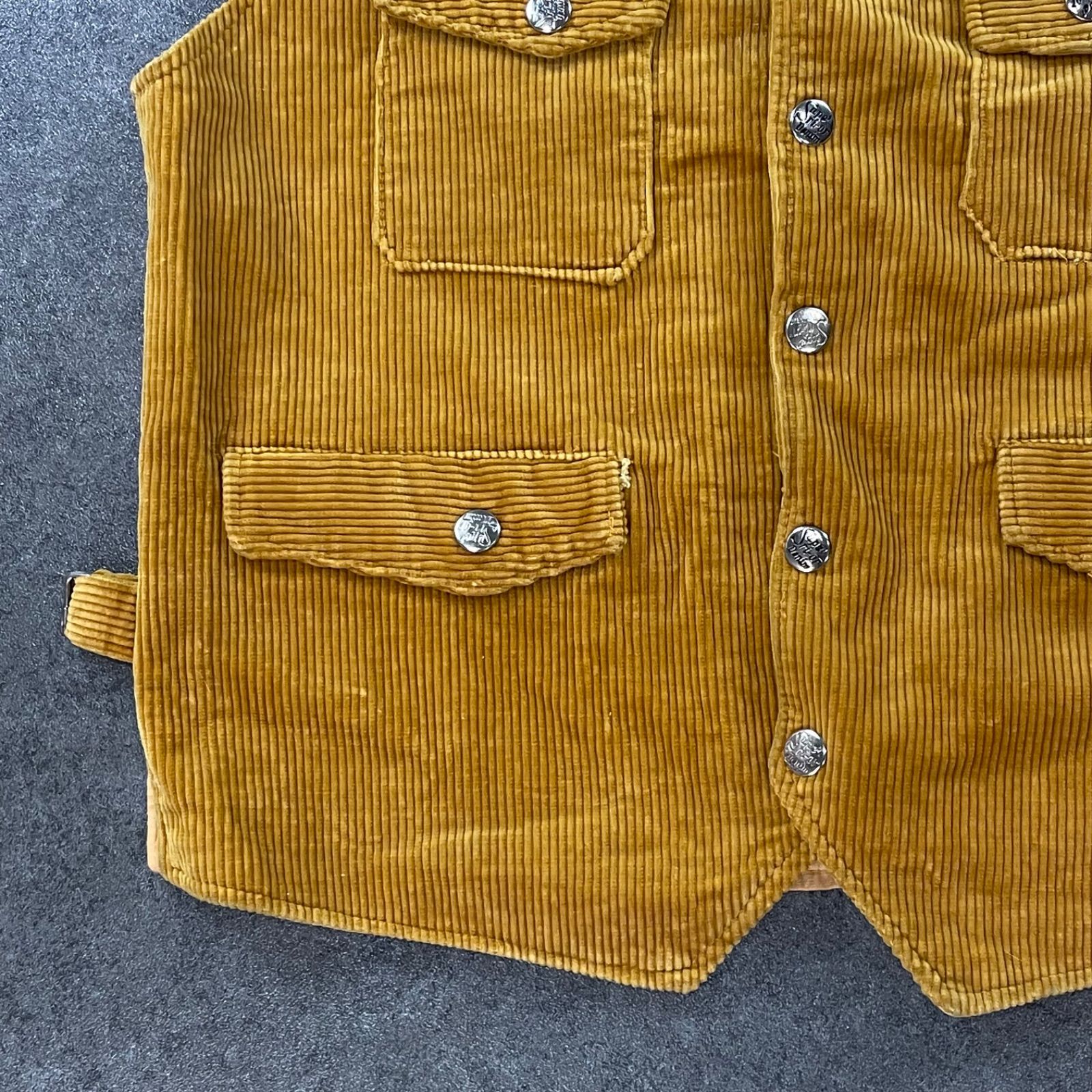 90s 00s Vintage Superior Denim Corduroy Vest ヴィンテージ
