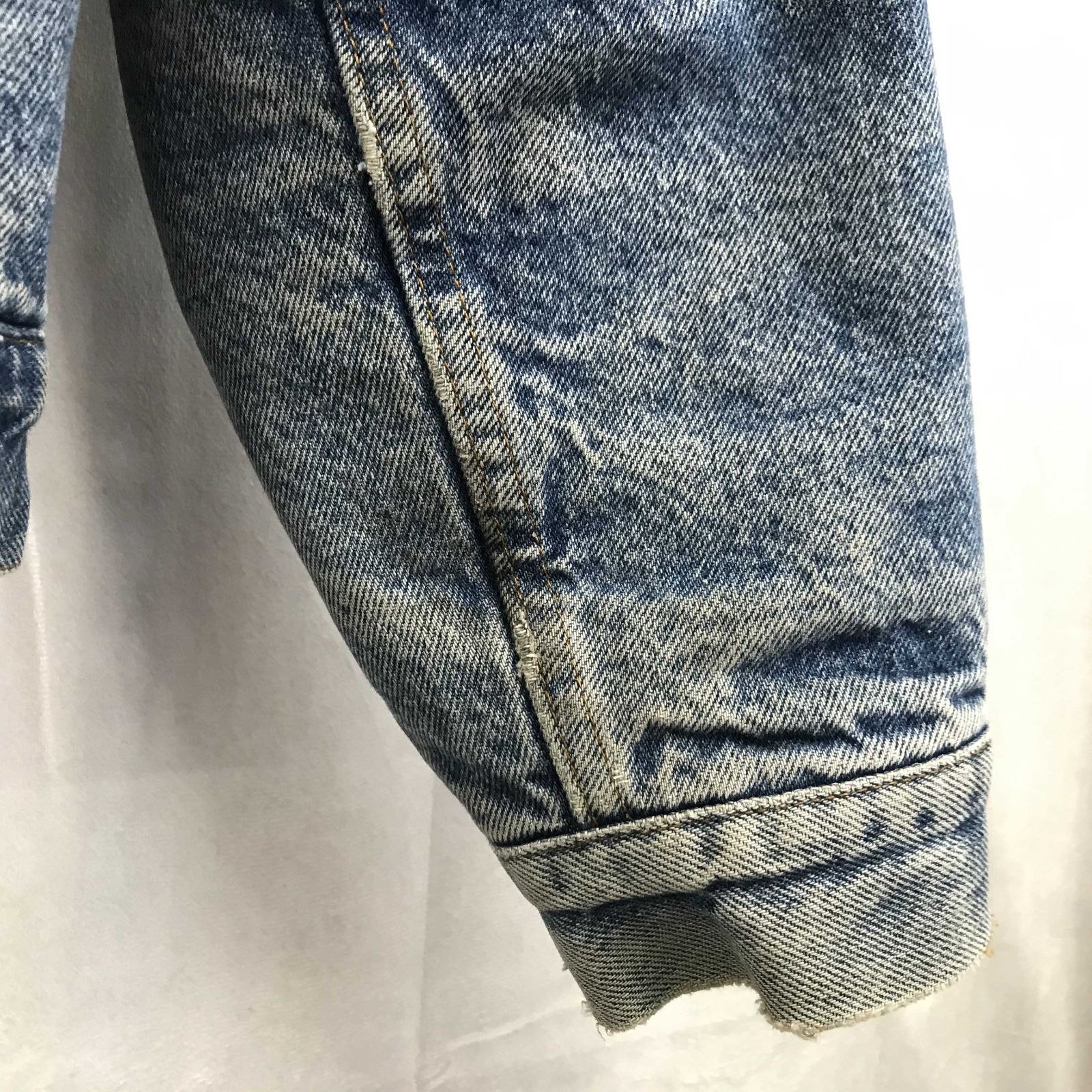 80s Levi's 裏ボア デニムジャケット Gジャン 70608 0216 40R ブルー
