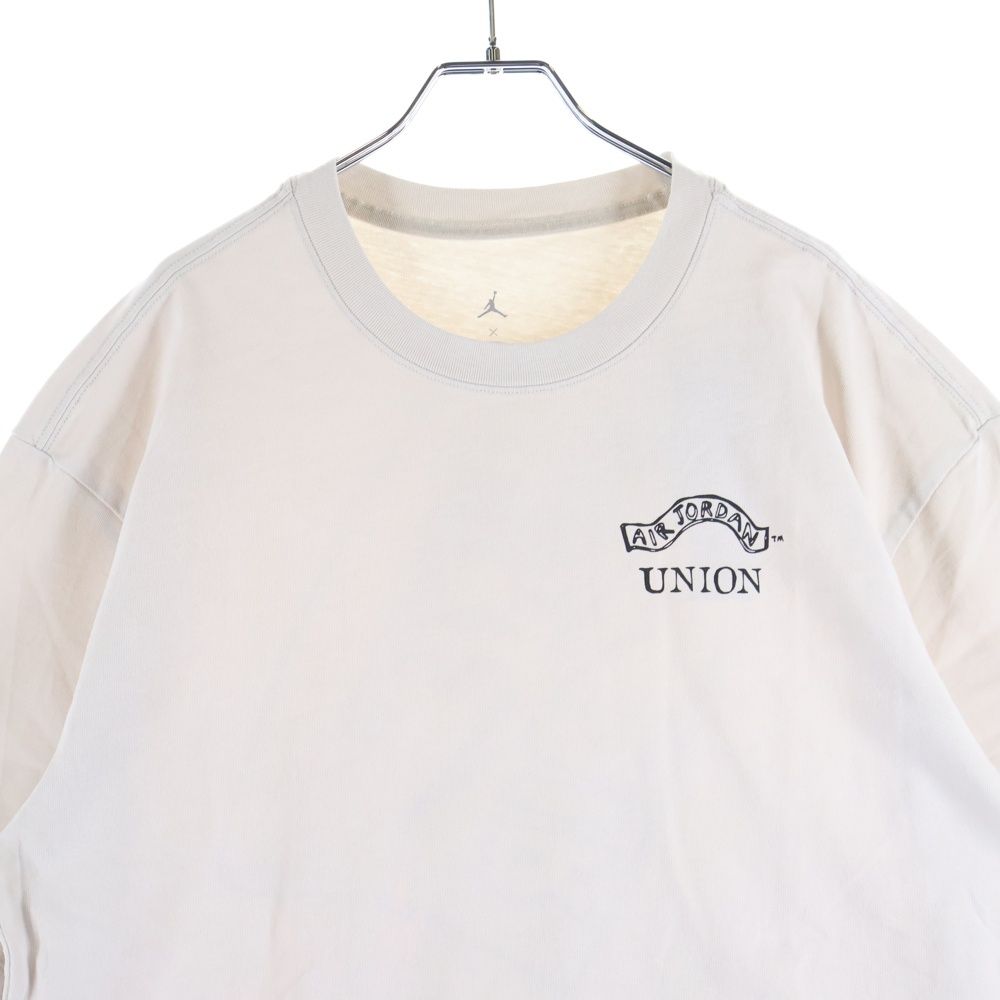 NIKE × UNION / Tシャツ/LL/ポリエステル/BEG/無地/IB5114-104 NIKE (ナイキ) ×UNION JORDAN SS T-SHIRT ジョーダンブランド ユニオン