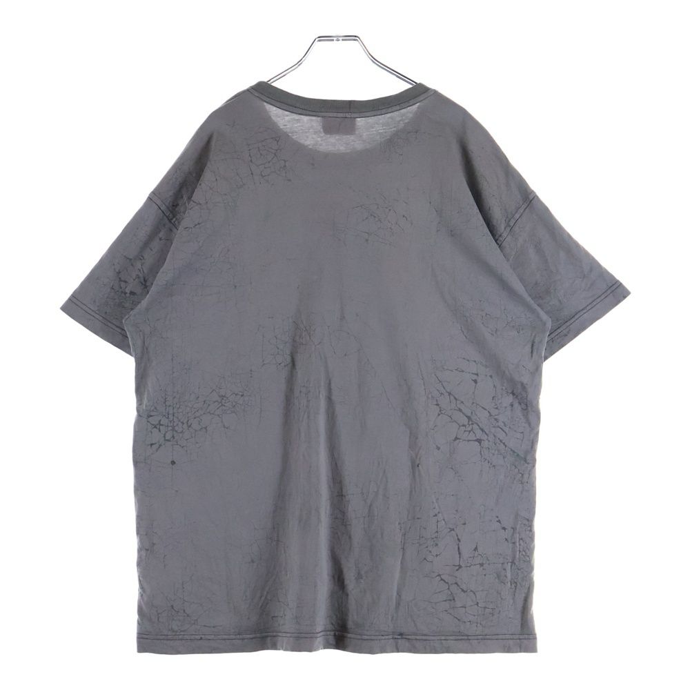 DIESEL ディーゼル T-NORM-T 8 胸ロゴ刺繍 半袖Tシャツ カットソー グレー A 18486 0 PLBU