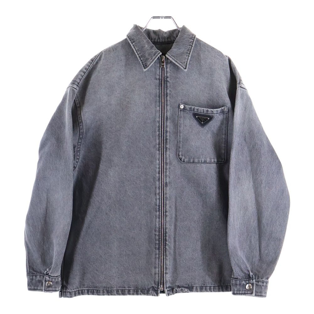 PRADA (プラダ) 23AW トライアングルロゴデニムジップジャケット
