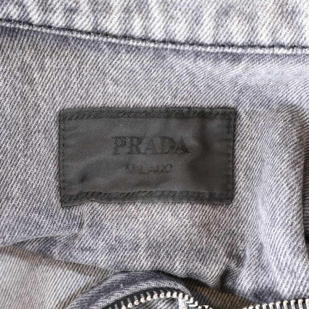 PRADA (プラダ) 23AW トライアングルロゴデニムジップジャケット