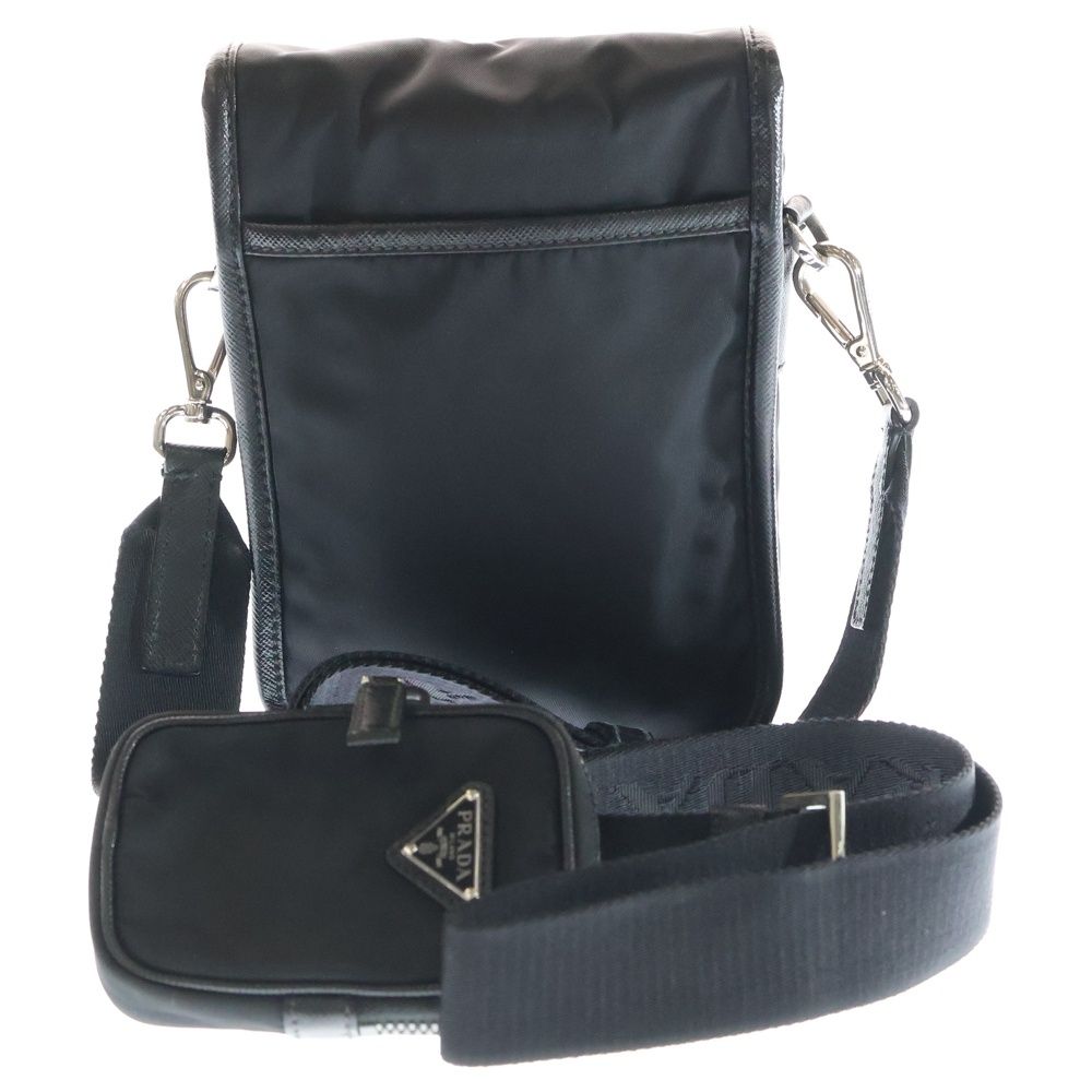 PRADA プラダ Re-Nylon サフィアーノ クロスボディ ショルダーバッグ 2 VD 043 ブラック