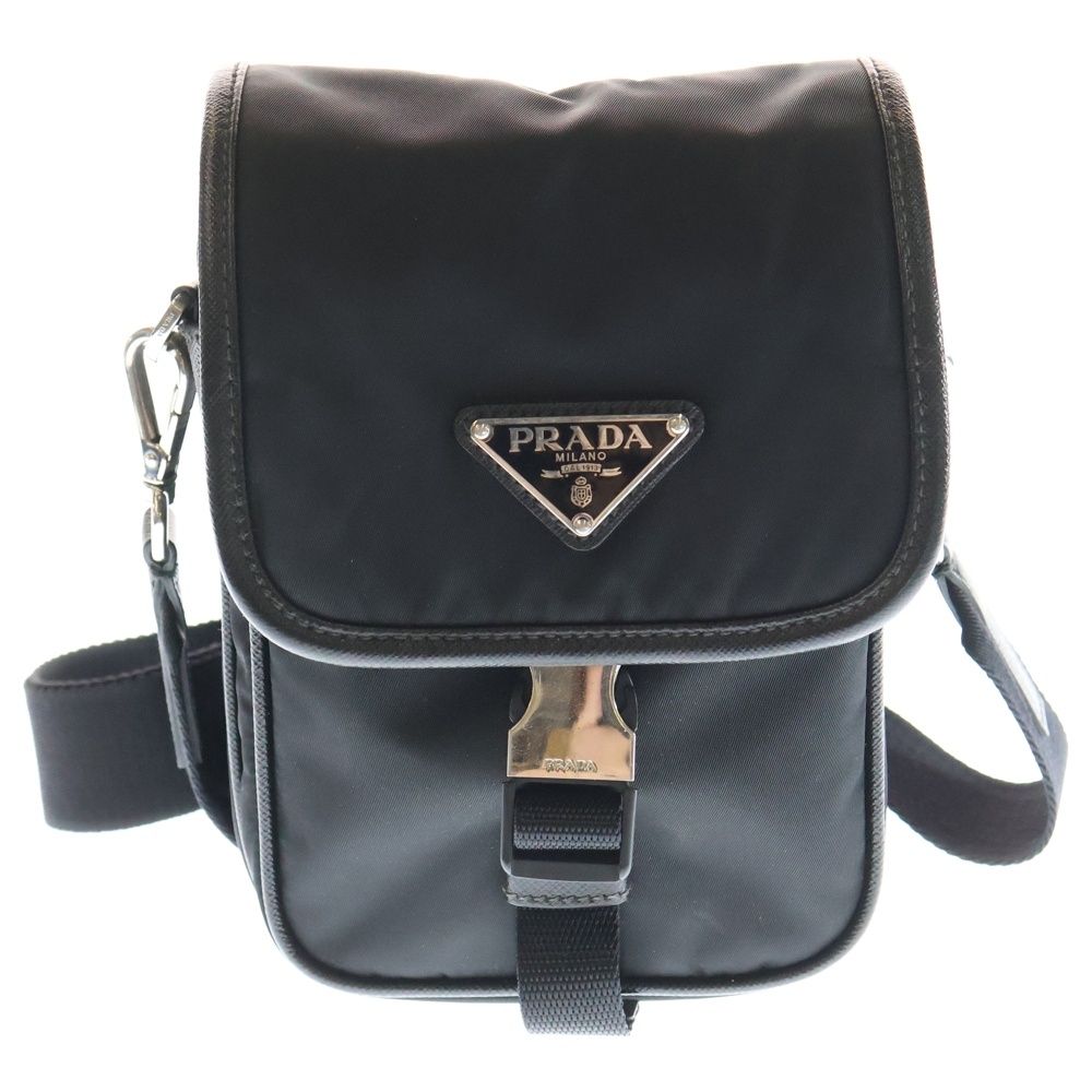 PRADA プラダ Re Nylon サフィアーノ クロスボディ ショルダーバッグ 2 VD 043 ブラック