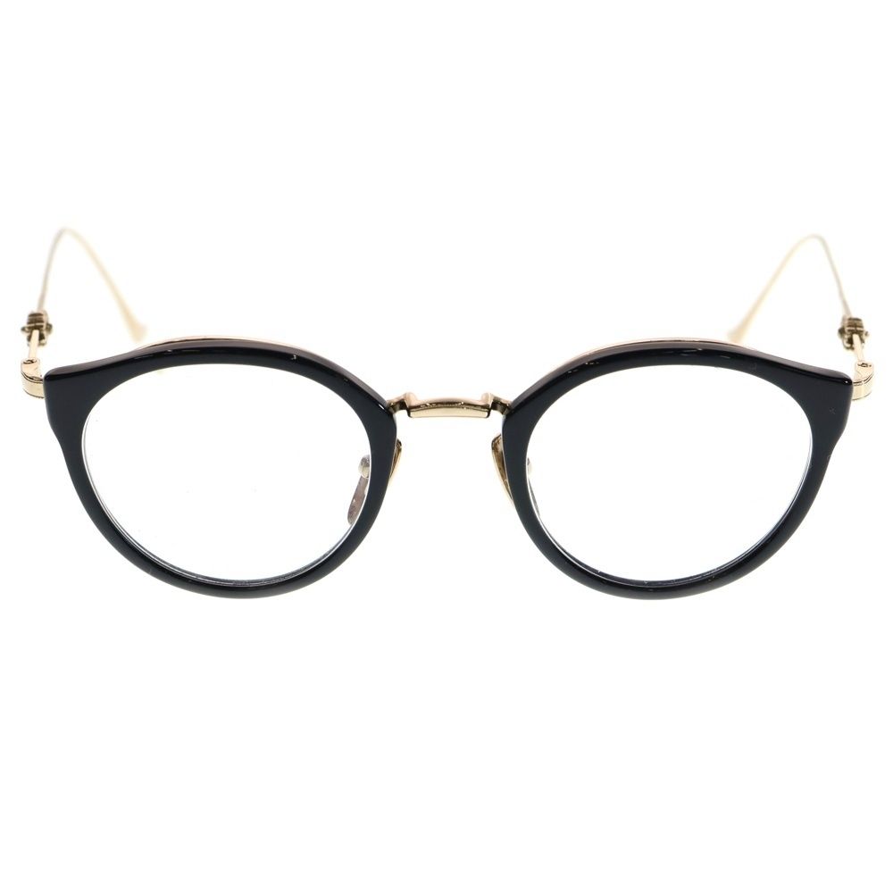 CHROME HEARTS クロムハーツ DIG BIG ディッグビッグ ボストンサングラス メガネ ブラック ゴールド