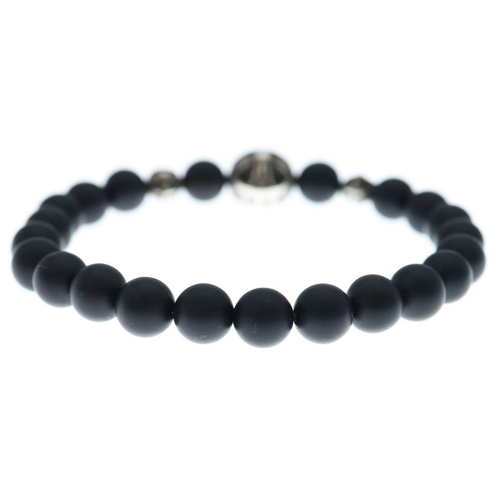 CHROME HEARTS (クロムハーツ) 8mm BEAD 8mmビーズブレス 8mmオニキス