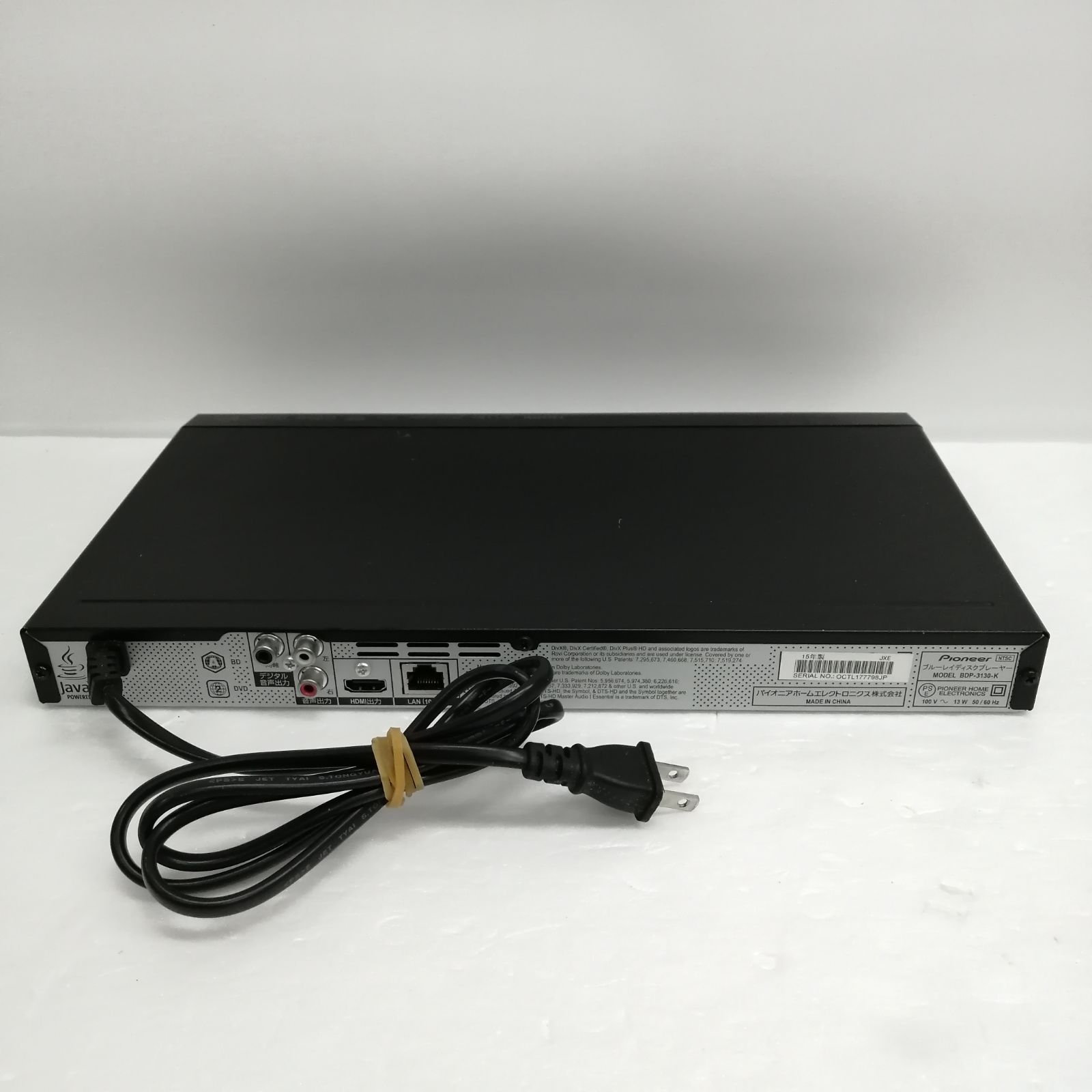 動作品】パイオニア BD.DVDプレイヤー bdp-3130-k - メルカリ