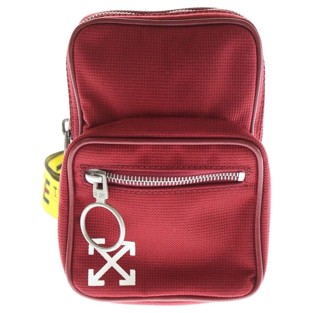 OFF-WHITE オフホワイト 17 AW ARROWS CROSSBODY BAG アローズ クロスボディ ショルダーバッグ ポーチ レッド
