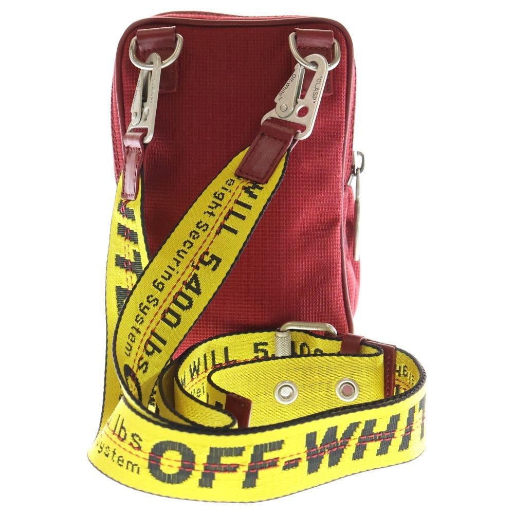 OFF-WHITE オフホワイト 17 AW ARROWS CROSSBODY BAG アローズ クロスボディ ショルダーバッグ ポーチ レッド