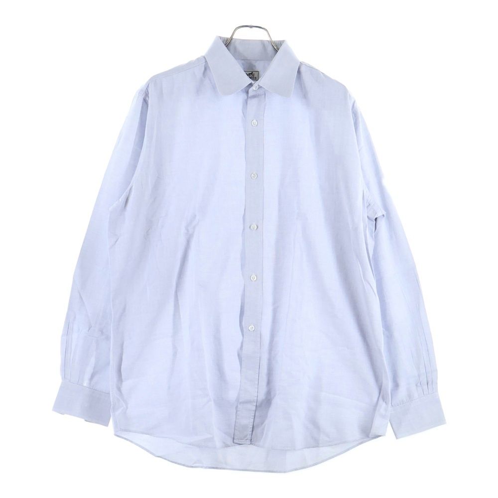 HERMES (エルメス) セリエ カフスボタン コットン 長袖シャツ ライト