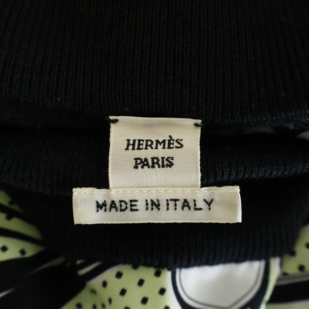 HERMES (エルメス) 22AW ツイルレーヌ シルクスカーフ切り替え