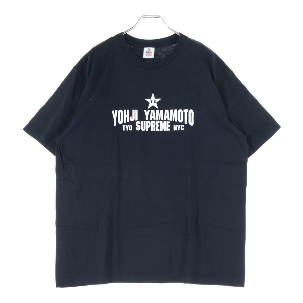 SUPREME シュプリーム 25 AW Y s by Yohji Yamamoto Star Tee ワイズ ヨウジ ヤマモト スター ロゴプリント クルーネック半袖Tシャツ カットソー ブラック