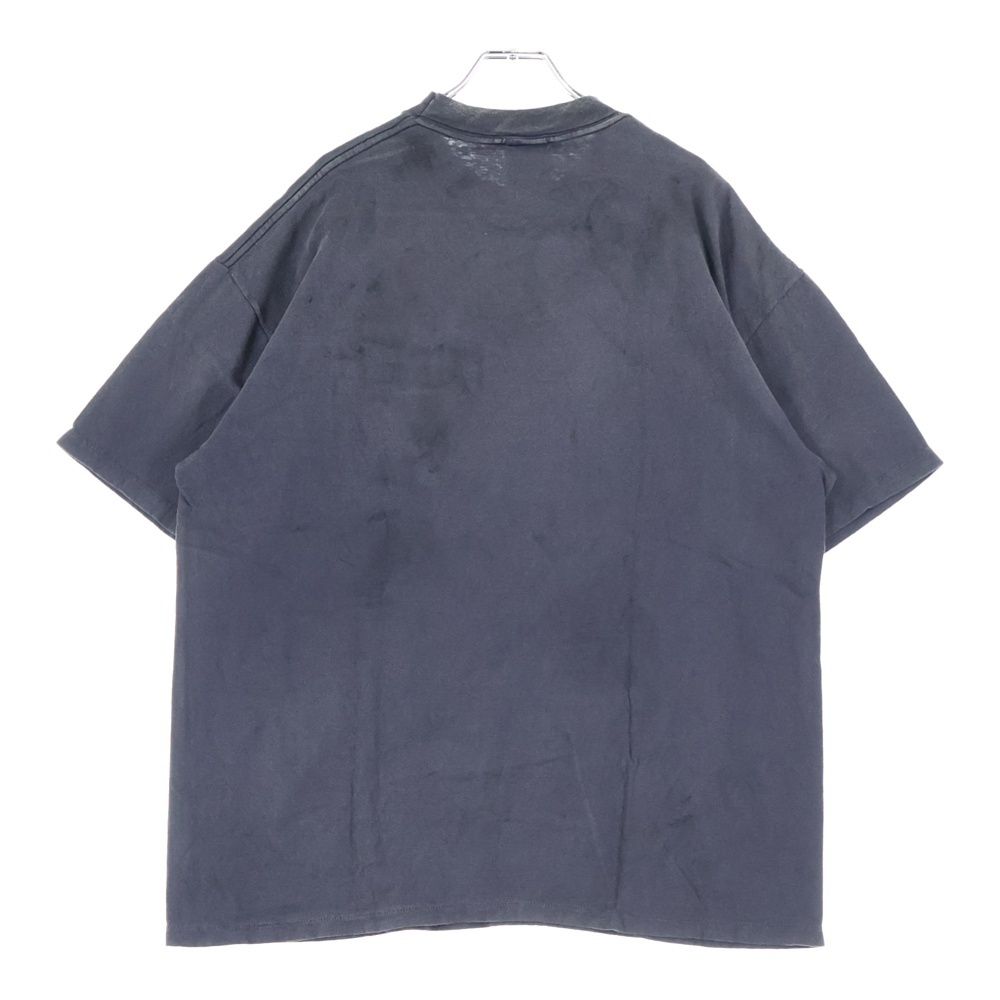SAINT MICHAEL セントマイケル 24 SS ×READY MADE S POCKET T-SHIRT レディメイド ポケットロゴ クルーネック半袖Tシャツ カットソー チャコールグレー RE-CO-BK-00-00-278