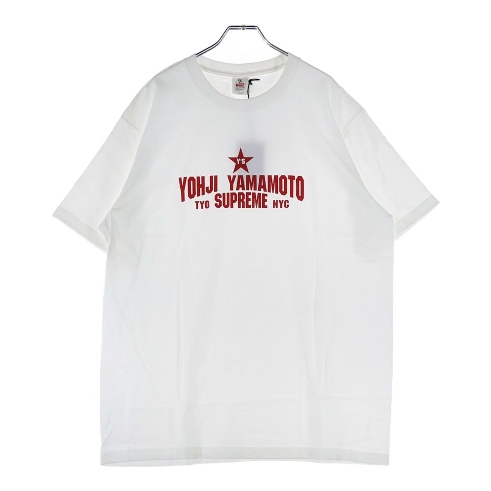 SUPREME シュプリーム 25 AW Y s by Yohji Yamamoto Star Tee ワイズ ヨウジ ヤマモト スター ロゴプリント クルーネック半袖Tシャツ カットソー ホワイト