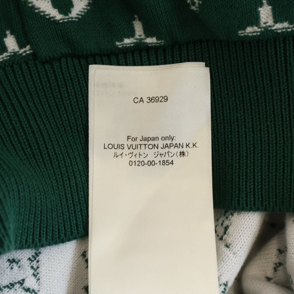 LOUIS VUITTON (ルイヴィトン) 23AW Monogram Knit Hoodie モノグラム