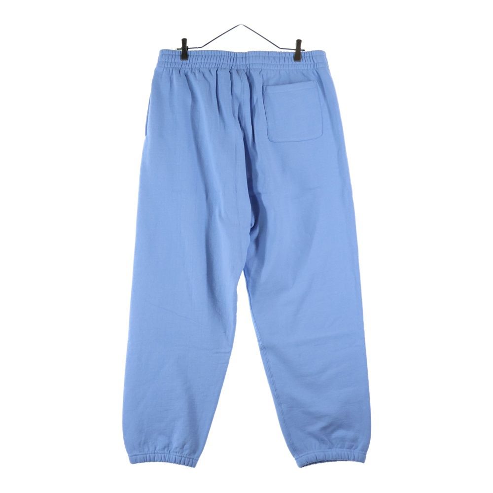 SUPREME シュプリーム 24 AW Satin Applique Sweatpant サテンアップリケ スウェット ロングパンツ ライトブルー