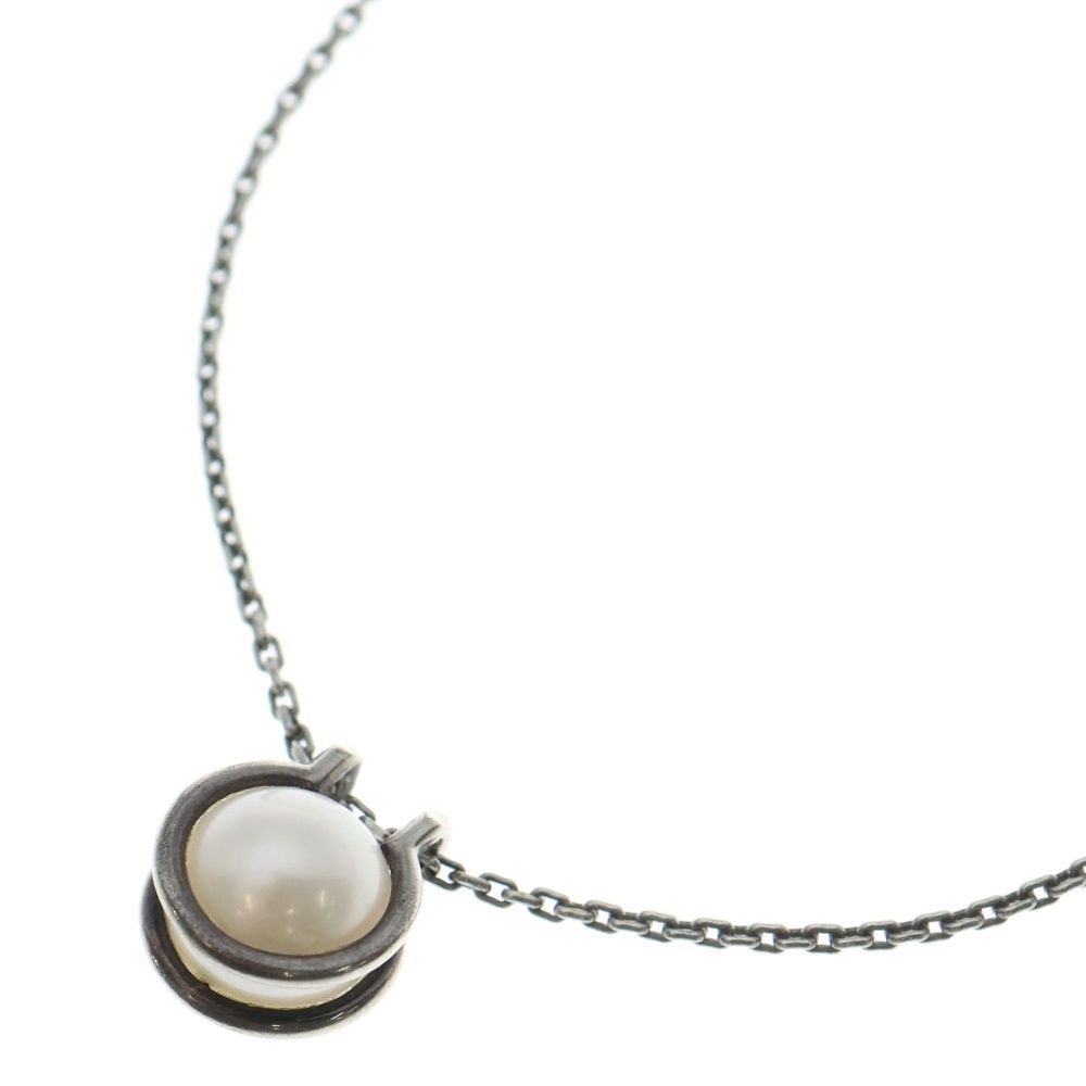 TIFFANY - Co. ティファニー ハードウェア フレッシュウォーター パール ネックレス ペンダント チェーン シルバー 925