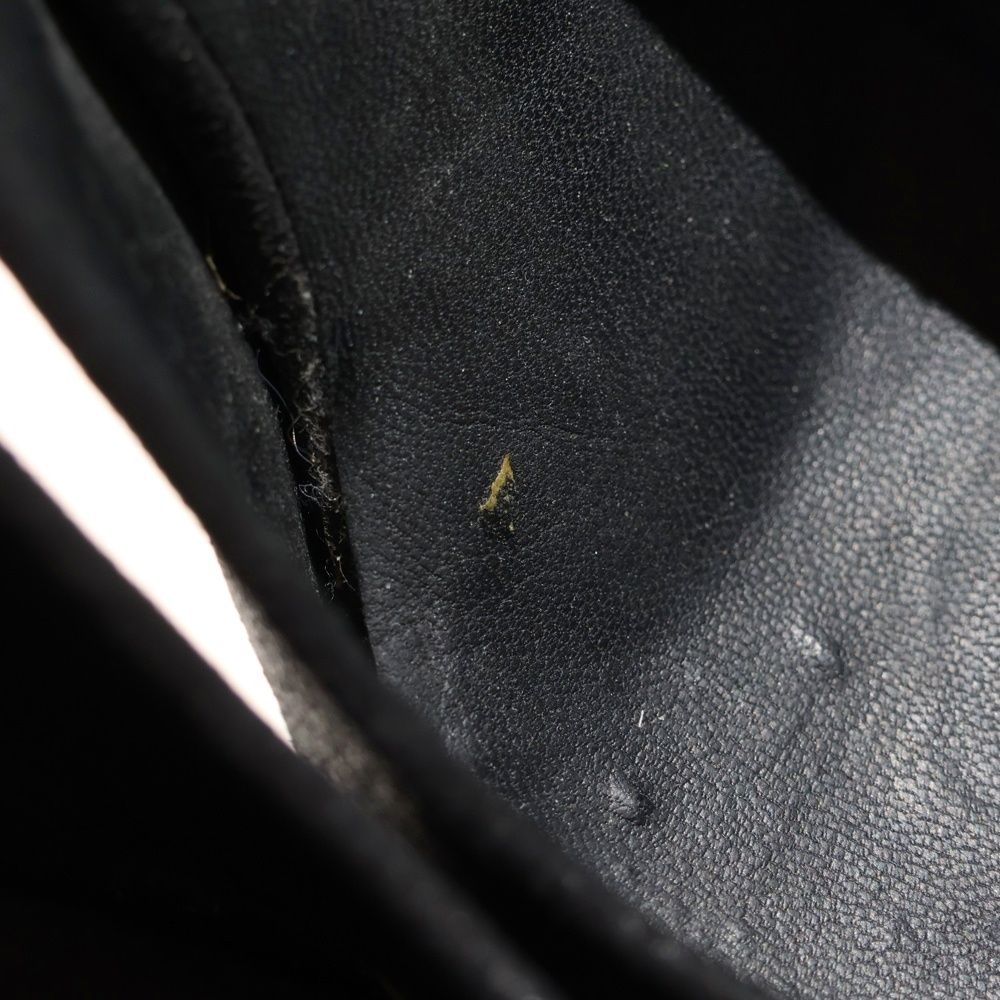 CHANEL (シャネル) ココマーク ロゴプレート スエードレザー ヒール