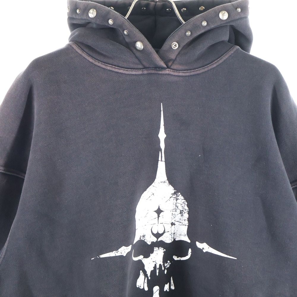 THUG CLUB (サグクラブ) 24SS PEACE STUD HOODIE プリント フード