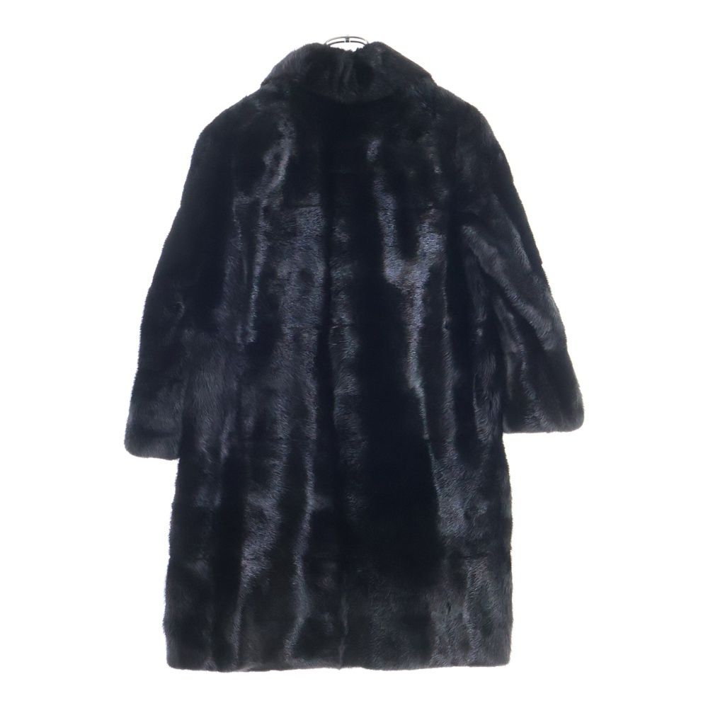 FENDI (フェンディ) ミンクファー フロントフック ステンカラーコート