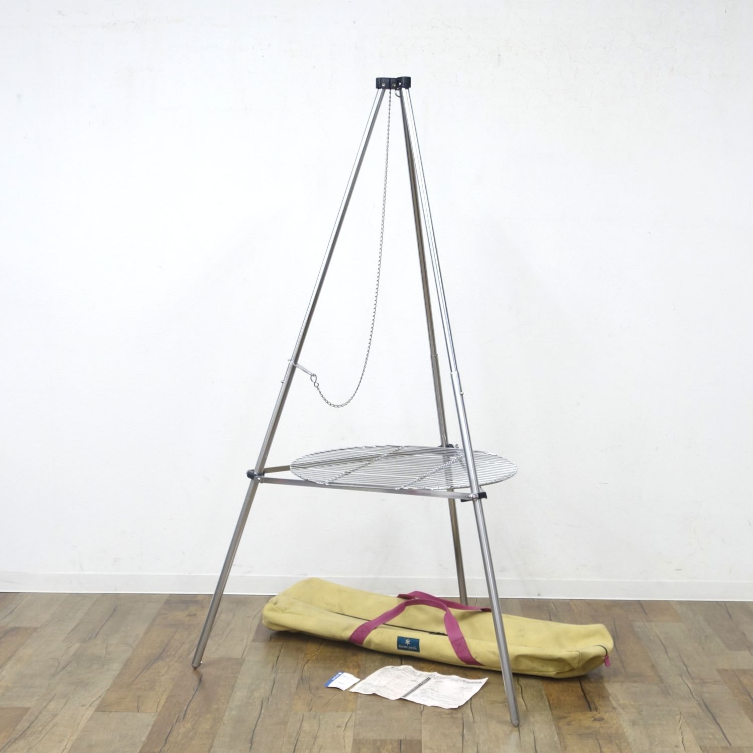 美品 スノーピーク snowpeak ザ 三脚スタンド 収納バッグ セット ST