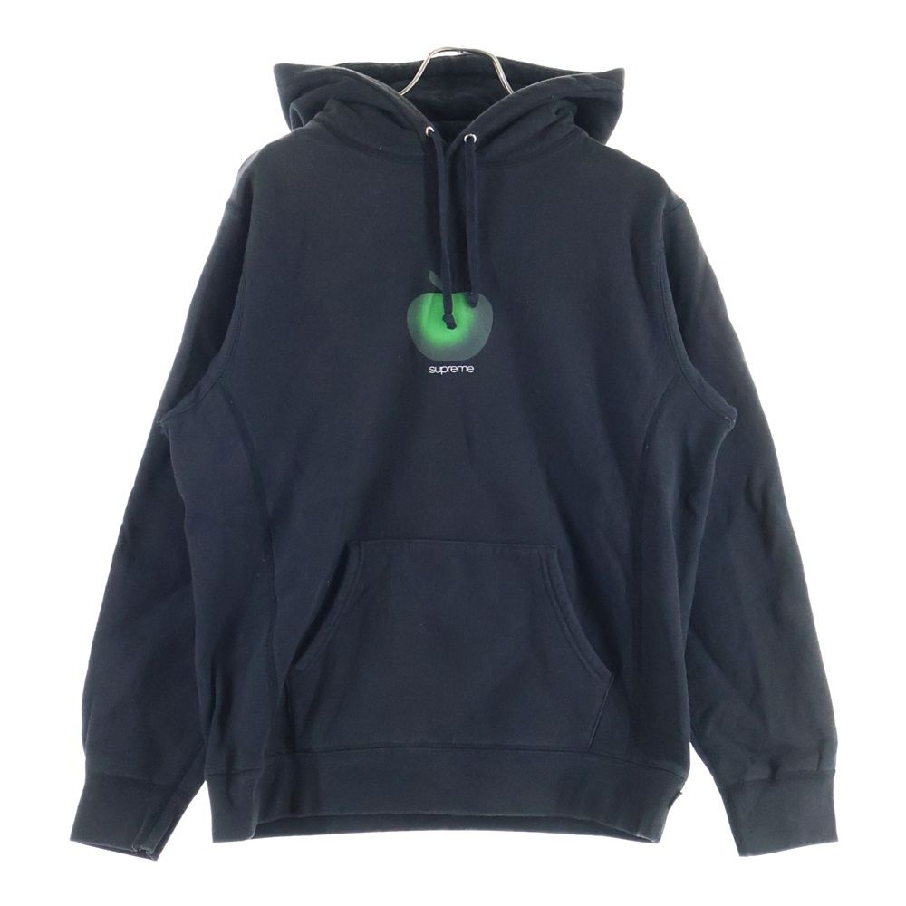 19SS/Apple Hooded Sweatshirt/パーカー/M/コットン/BLK 【公式通販】