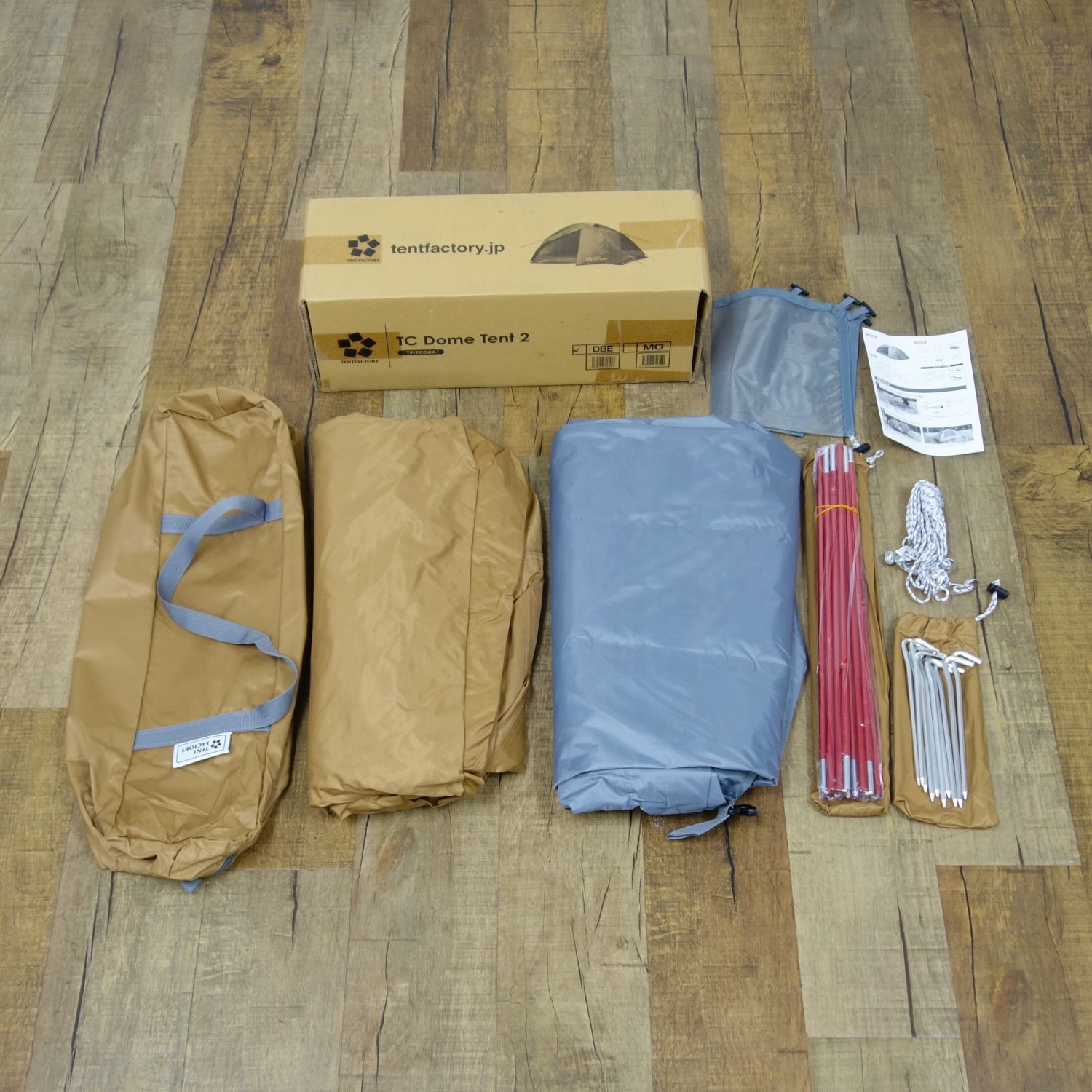 テントファクトリー TENT FACTORY TCドームテント2 DBE