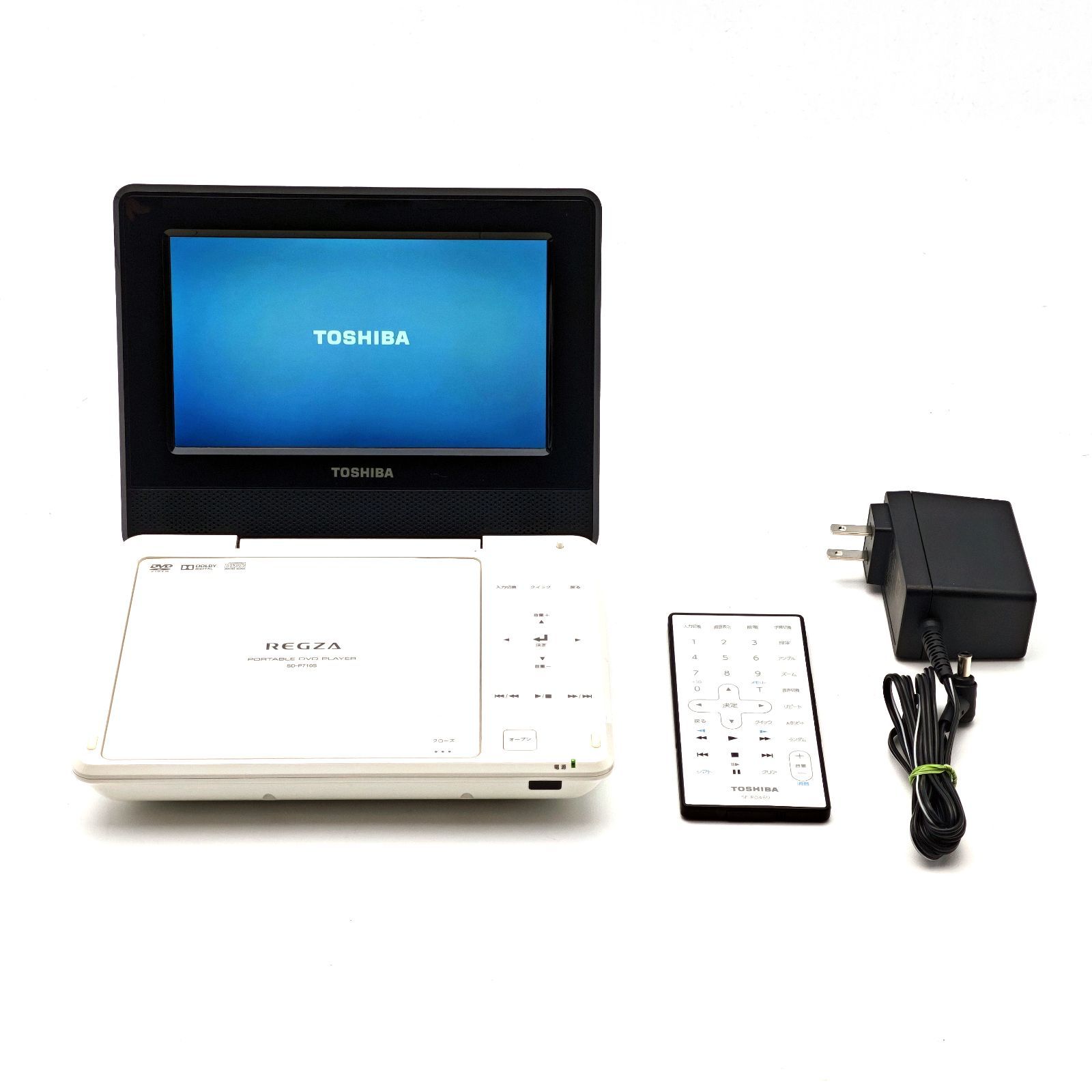 東芝 TOSHIBA REGZA SD-P710SW 7インチ液晶搭載ポータブルDVD