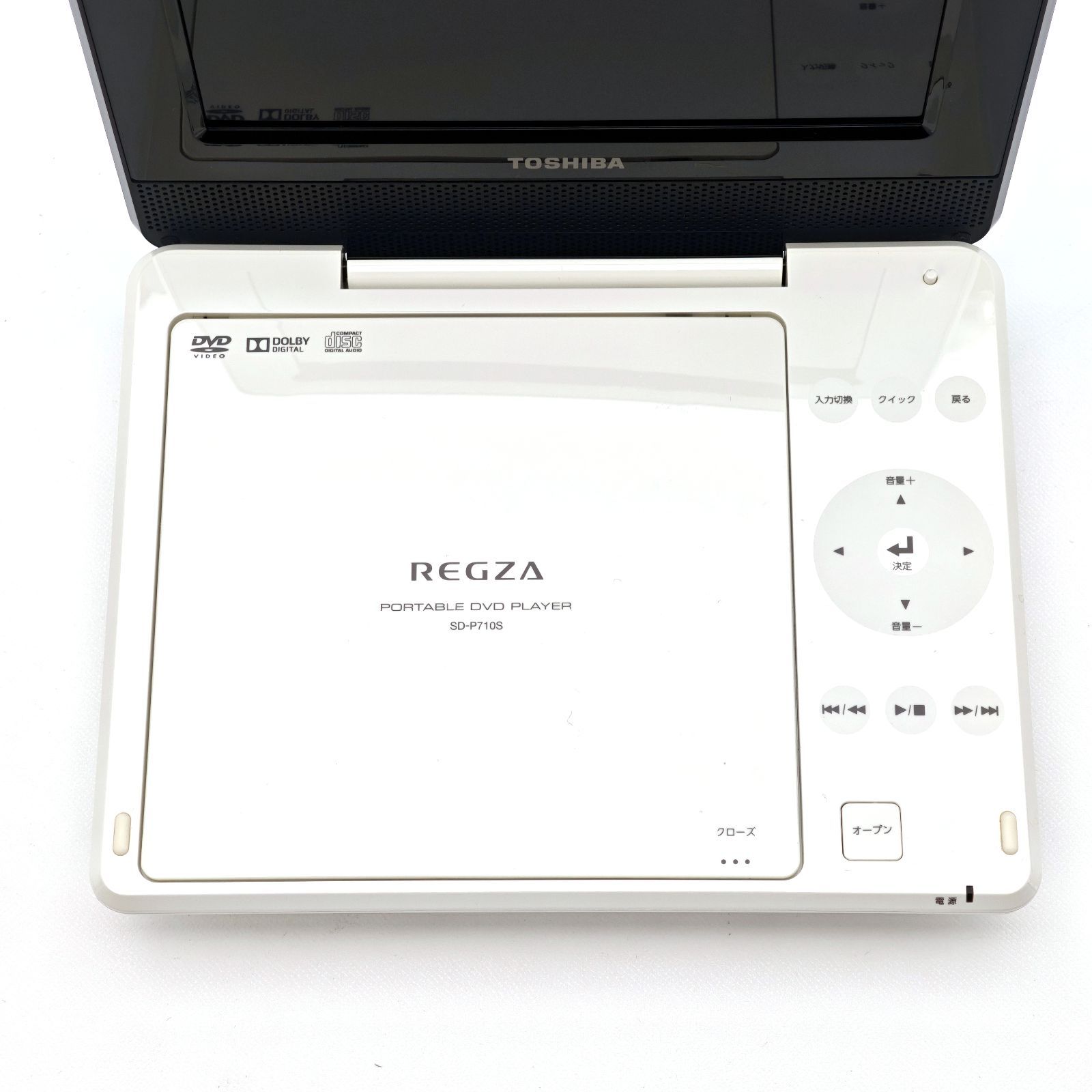 東芝 TOSHIBA REGZA SD-P710SW 7インチ液晶搭載ポータブルDVD