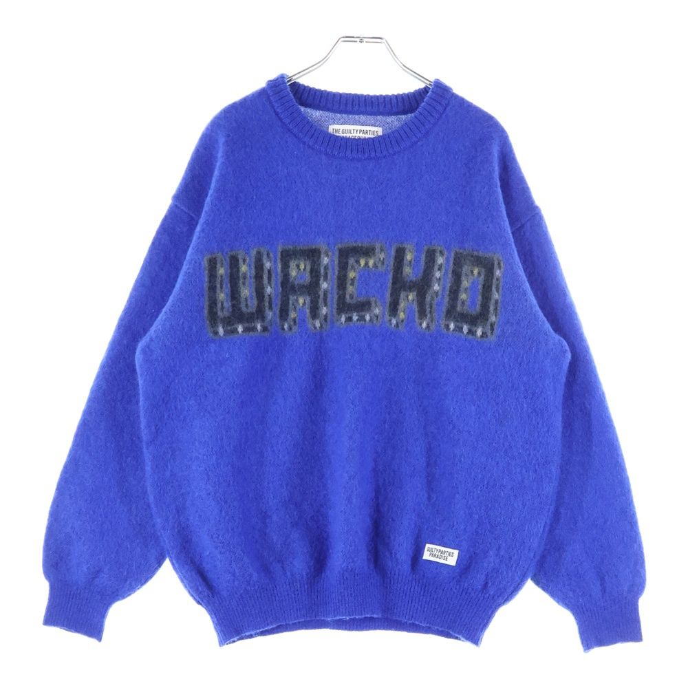 WACKO MARIA (ワコマリア) 23AW LOGO MOHAIR KNIT JACQUARD SWEATER