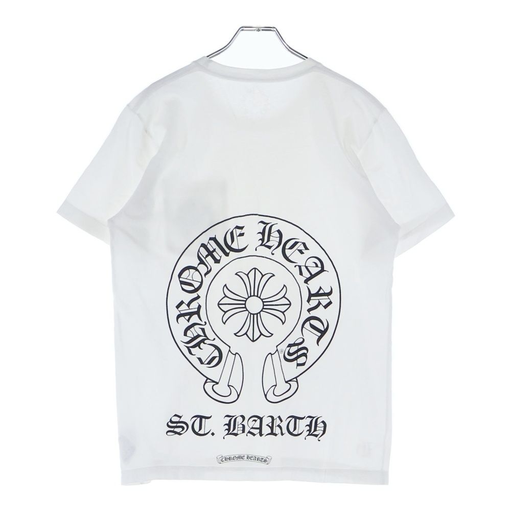 CHROME HEARTS クロムハーツ HORSESHOE S TEE ホースシュープリント 半袖ポケットTシャツ カットソー ホワイト