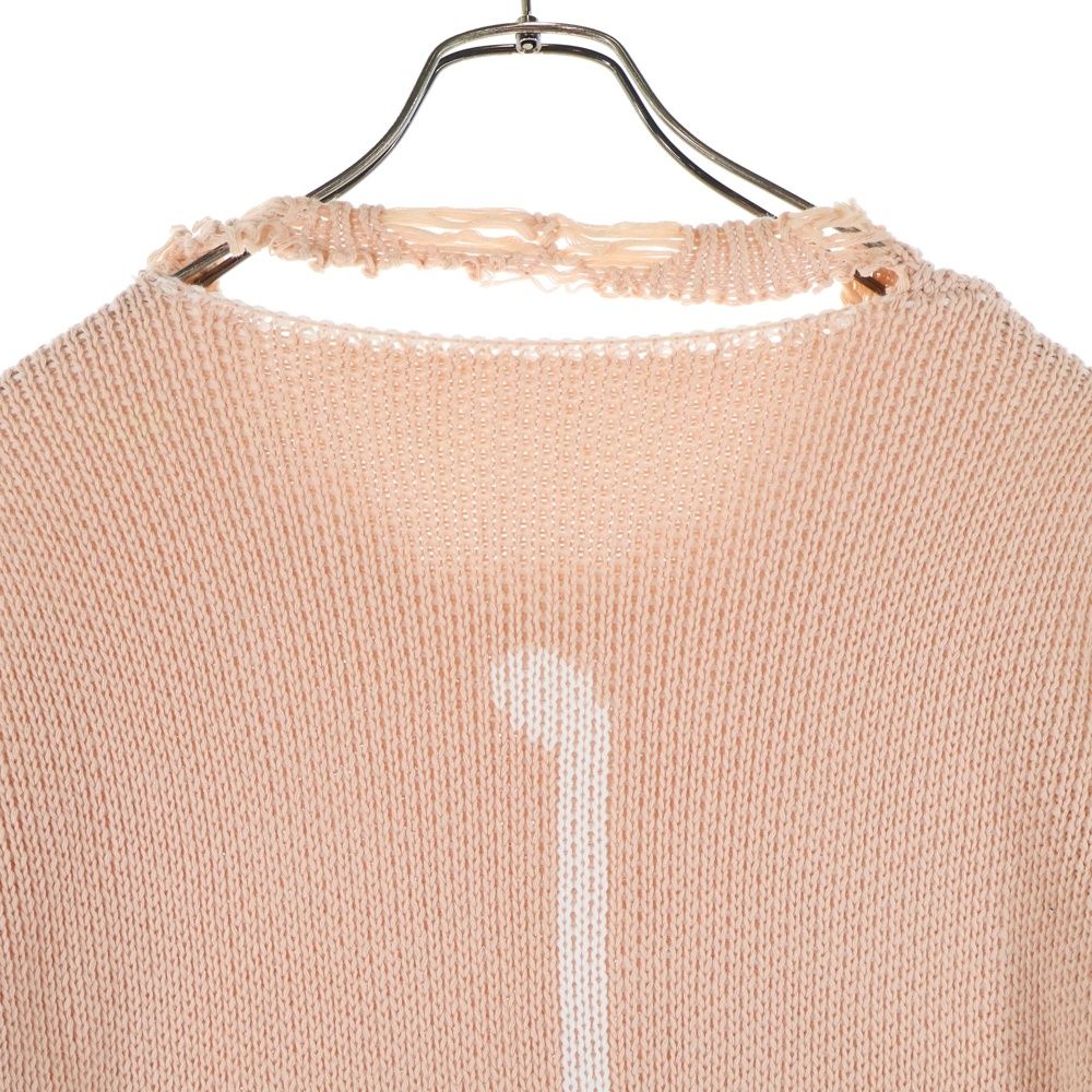 cvtvlist (カタリスト) CRASH KNIT クラッシュ加工 バックモチーフ