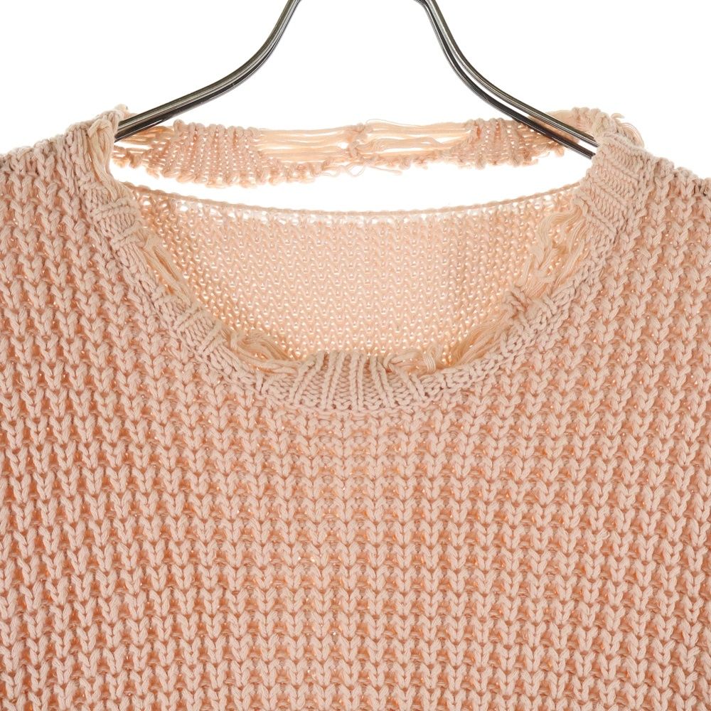 cvtvlist (カタリスト) CRASH KNIT クラッシュ加工 バックモチーフ