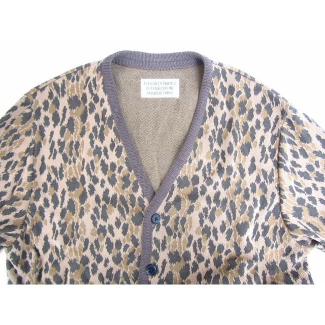 WACKO MARIA ワコマリア LEOPARD JACQUARD CARDIGAN 25SS レオパード
