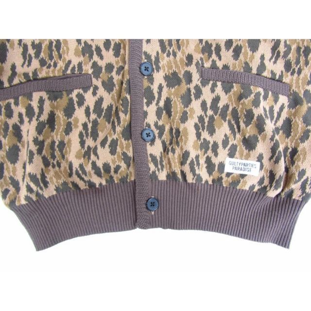 WACKO MARIA ワコマリア LEOPARD JACQUARD CARDIGAN 25SS レオパード