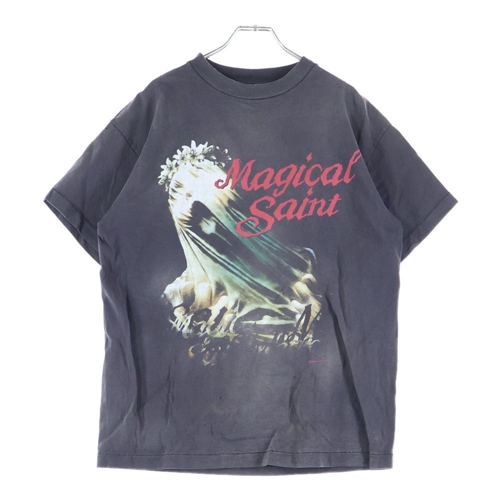 SAINT MICHAEL セントマイケル 24 SS MAGICAL マジカルセント ダメージ加工半袖Tシャツ グレー SM-YS 8-0000-006