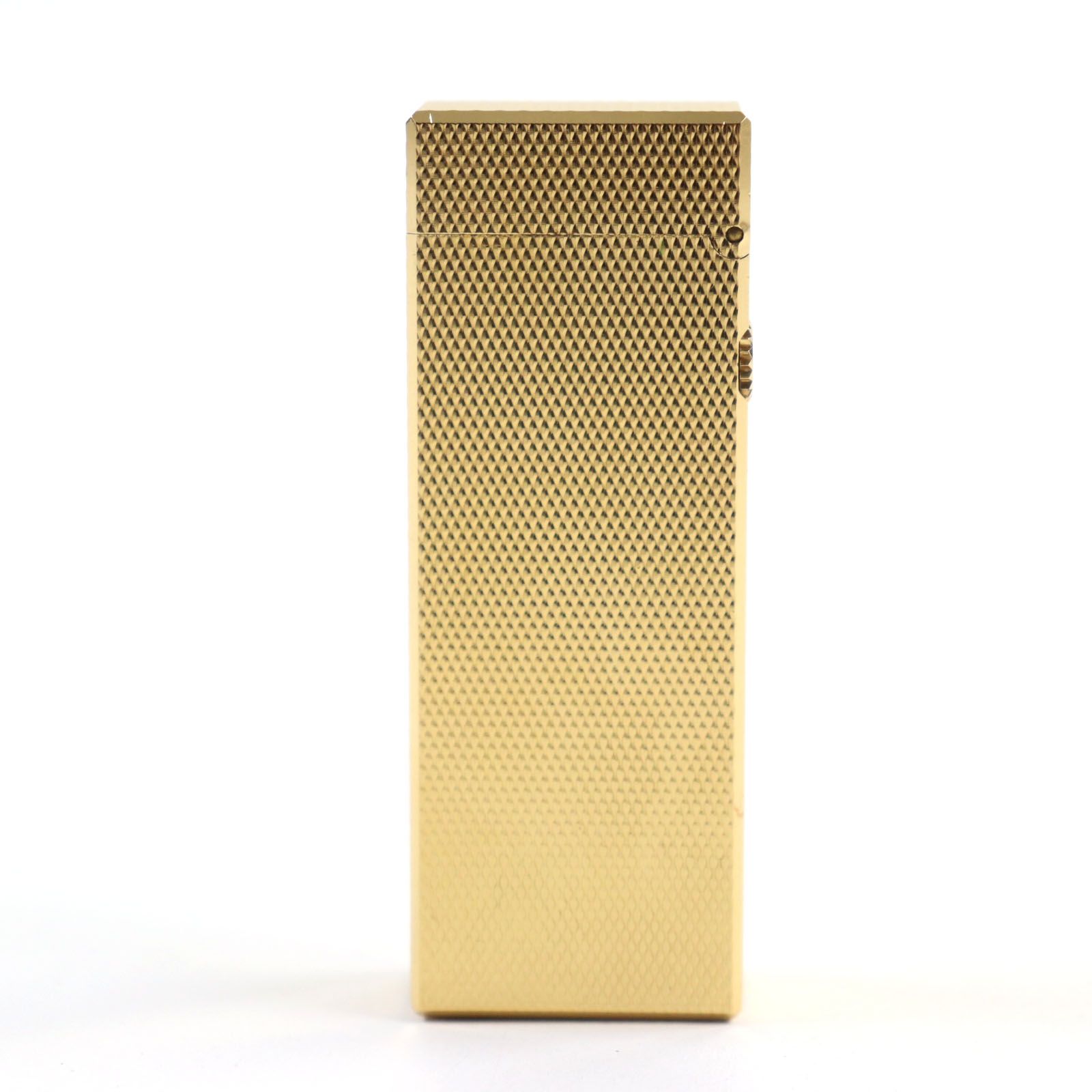美品△Dunhill ダンヒル スクエア ダイヤ柄 ローラー式 喫煙具 ガス 