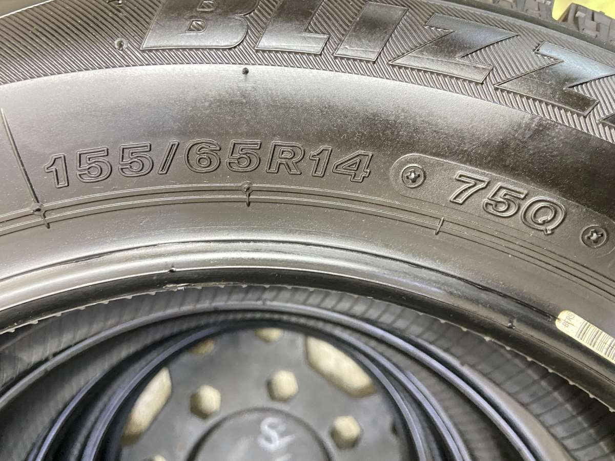 155/65R14 ブリヂストン ブリザック VRX 中古タイヤ スタッドレス