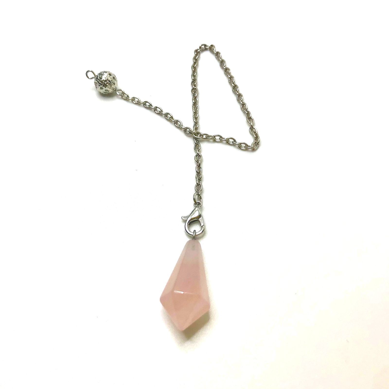 再入荷☆人気！｜ローズクォーツのペンデュラム☆ダウジングツール