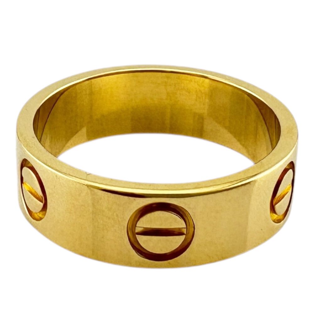 カルティエ ラブ リング 指輪 10号 18金 K18イエローゴールド