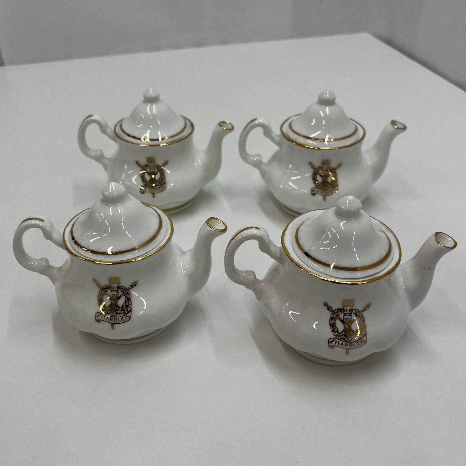 3-000226】 Harrods BY OBJETS D'ART ハロッズ ミニチュア 食器セット